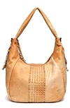 Old Trend Women's Genuine Leather Dorado Convertible Hobo Bag In Camel