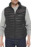 Cole Haan Men's Zip-front Puffer Vest In Black