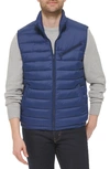Cole Haan Men's Zip-front Puffer Vest In Navy