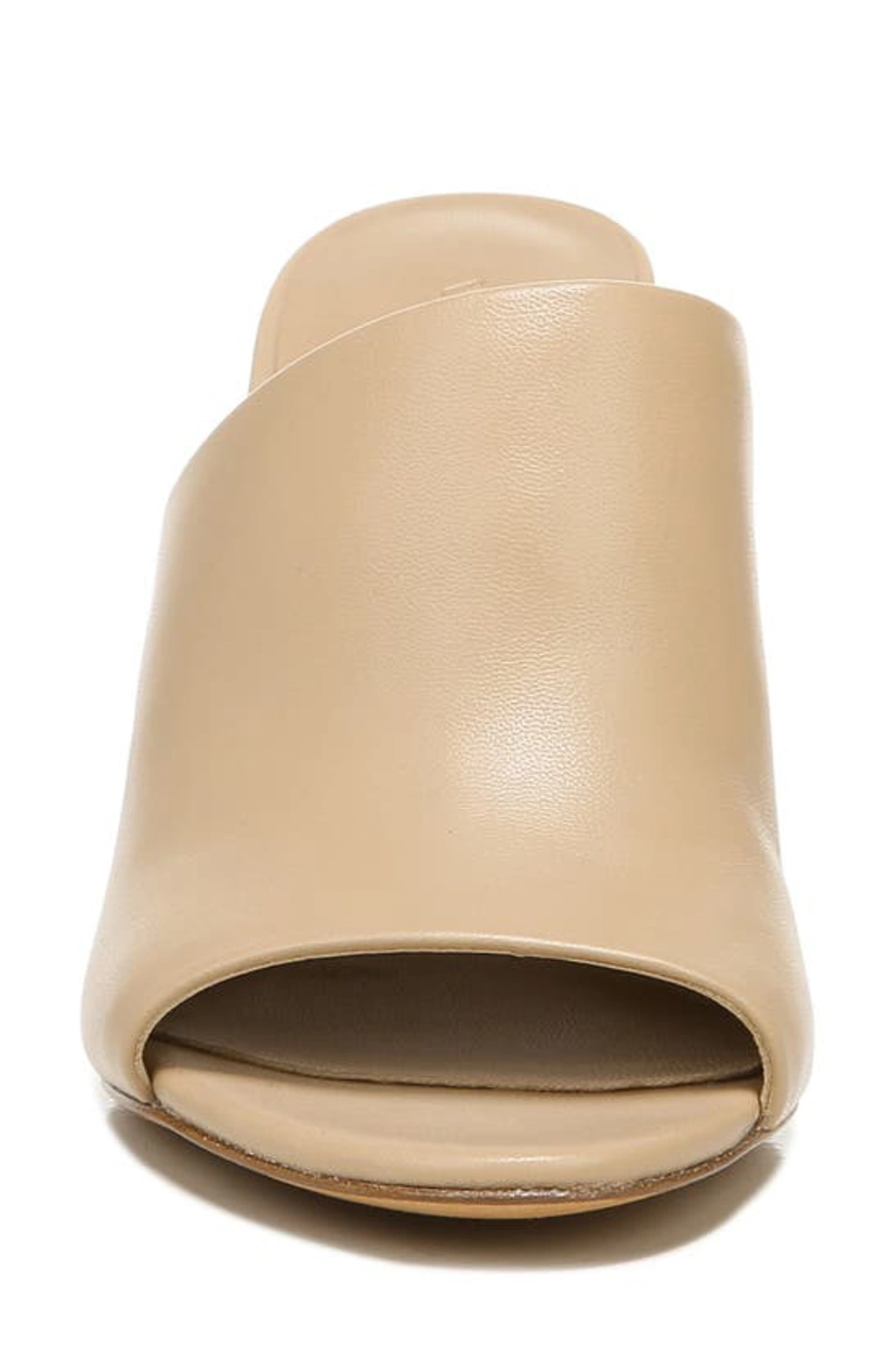 Vince Hanna Block Heel Slide Sandal In Nude ModeSens