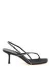 Neous Shamali Crystal-embellished Crepe De Chine Slingback Sandals