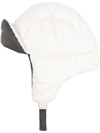 YVES SALOMON REVERSIBLE QUILTED SIDE-FLAP HAT