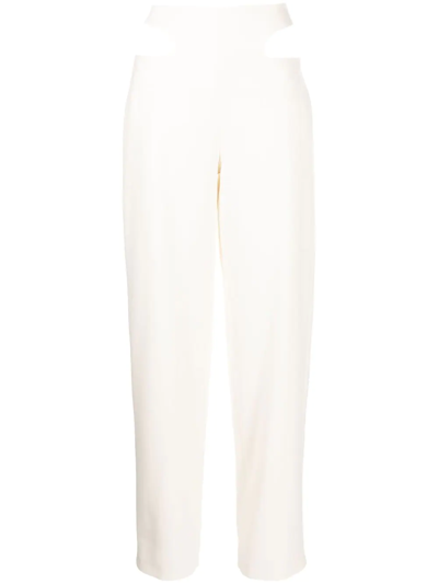 Dion Lee Y-front Wool Pants In White