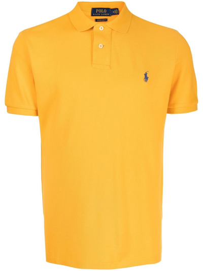 Polo Ralph Lauren Short-sleeve Polo Shirt In Yellow