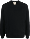 Ten C Crewneck Cotton Sweatshirt In Black