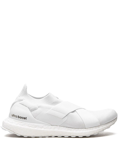 Adidas Originals Logo-print Slip-on Sneakers In White