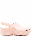 Gcds Ibex Logo-embossed Slingback Clogs In Pink