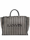 LANVIN LANVIN WOMEN'S BLACK POLYESTER TOTE,LWBGTCC0LACUE221000 UNI