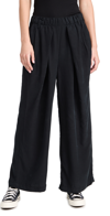 Free People Nothin To Say Pleat Trousers In Black