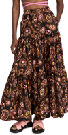 LA DOUBLEJ BIG SKIRT PAISLEY