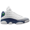 Jordan Air  13 Retro Shoe In White/red/blue