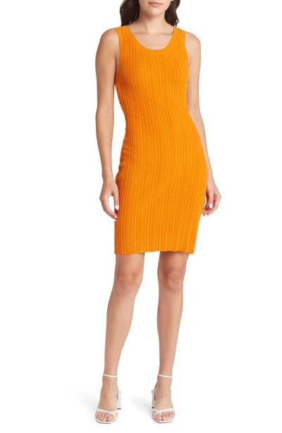 & Other Stories Variegated Rib Knit Dress In Orange | ModeSens