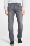 Paige Transcend Federal Slim Straight Fit Jeans In Walter Grey In Walter