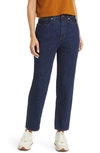 Madewell Tapered Nonstretch Denim Jeans In Dressler Wash