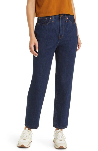 Madewell Tapered Nonstretch Denim Jeans In Dressler Wash