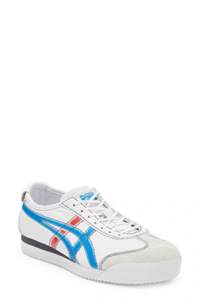 Onitsuka Tiger Mexico 66 Sd Pf Trainer In White/ Directoire Blue