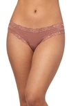 Fleur't Iconic Thong In Pecan