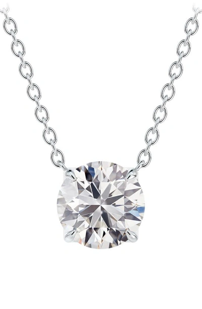 De Beers Forevermark Classic Solitaire Diamond Pendant In 18k White Gold