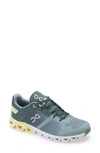 On Cloudflow Running Shoe In Sea/ Limeline