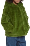 Apparis Kids' Little Girl's & Girl's Goldie Faux Fur Jacket In Moss Green