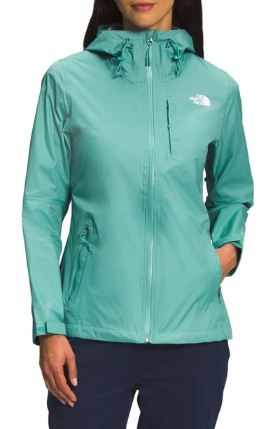 The North Face Alta Vista Water Repellent Hooded Jacket In Wasabi