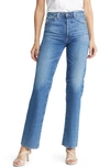 Ag Alexxis High Waist Straight Leg Jeans In Vp Paramount