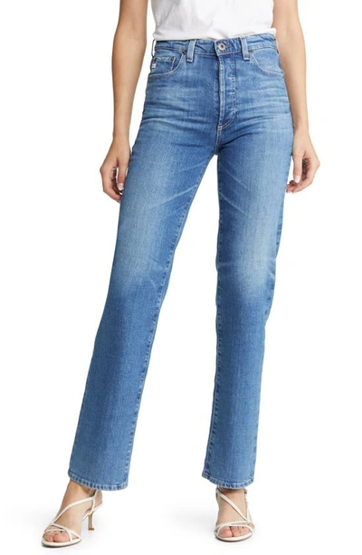 Ag Alexxis High Waist Straight Leg Jeans In Vp Paramount