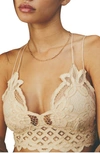 Free People Intimately Fp Adella Longline Bralette In Pink Petal