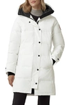 Canada Goose Shelburne Water Resistant 625 Fill Power Down Parka In North Star White