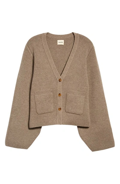 Khaite The Scarlet Cardigan In Barley