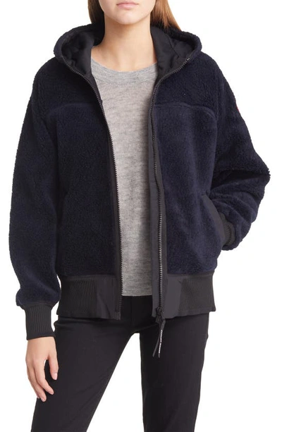 Canada Goose Simcoe Fleece Hoodie In Atlantic Navy