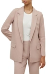 Allsaints Aleida Tri Blazer In Powdered Pink