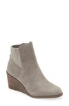 Toms Suede Bootie In Grey Grey
