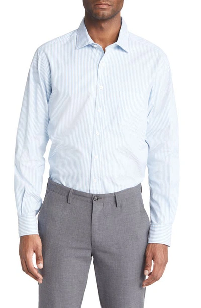 Rodd & Gunn York Bay Original Fit Stripe Button-up Shirt In Glacier