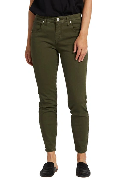 Jag Jeans Cecilia Skinny Fit Pants In Olive