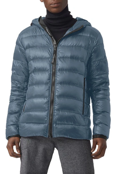 Canada Goose Crofton Water Resistant Packable Quilted 750-fill-power Down Jacket In Ozone Blue- Bleu Ozone