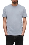 Allsaints Brace Tonic Crewneck T-shirt In Dawn Blue