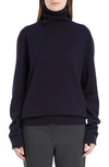 The Row Ciba Cashmere Turtleneck Sweater In Dark Navy