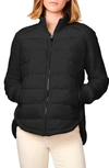 Bernardo Mixed Media Puffer Jacket In Black