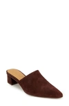 Splendid Lyn Suede Mule Heel In Nocolor