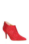 J. Reneé Nishita Pointed Toe Bootie In Red