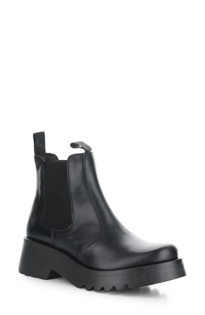 Fly London Medi Chelsea Boot In 000 Black Rug