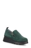 002 Forest Green Kid Suede