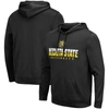 Colosseum Black Wichita State Shockers Lantern Pullover Hoodie In Black