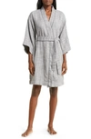 Nordstrom Everyday Waffle Robe In Grey Castlerock Spacedye