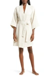 Nordstrom Everyday Waffle Robe In Tan Cobblestone Spacedye