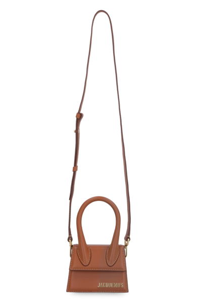 Jacquemus Le Chiquito Leather Handbag In Brown