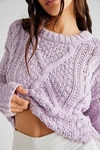 Free People Pull Torsadé Cutting Edge In Orchid Dust