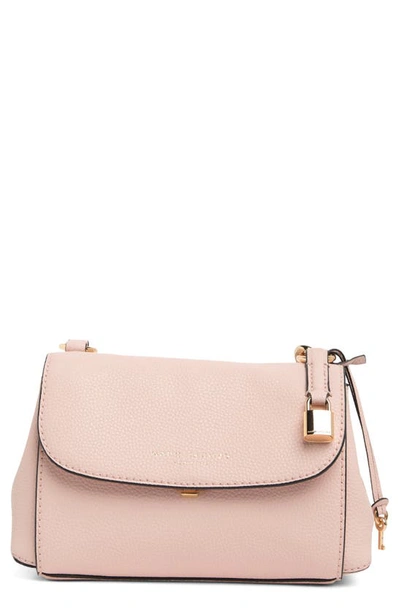 Marc Jacobs Mini Boho Grind Leather Shoulder Bag In Peach Whip