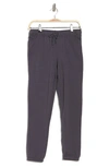 90 Degree By Reflex Terry Brushed Knit Joggers In Blackened Pearl